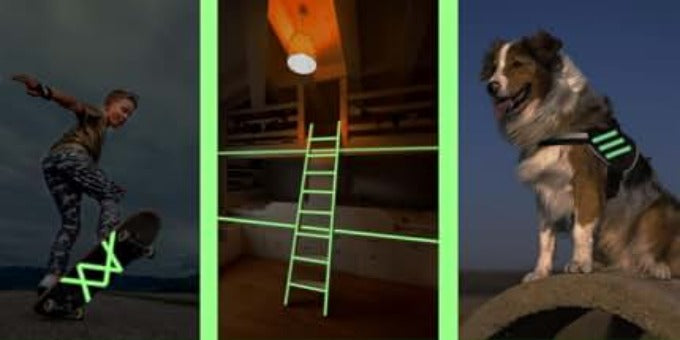 RUBAN ADHESIF PHOSPHORESCENT DECO INTERIEUR 🏠✨