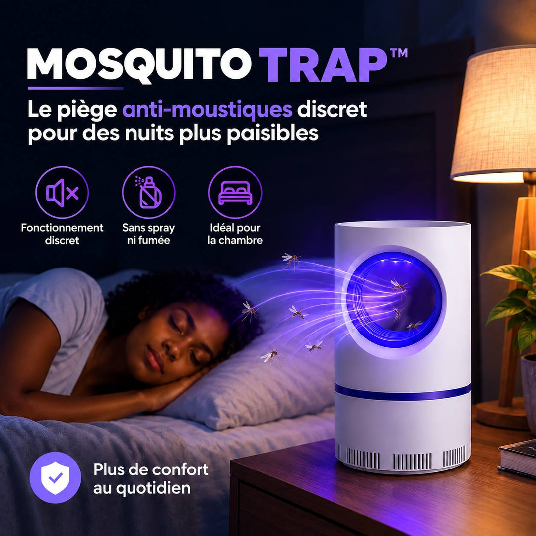 🦟 Mosquito Trap™ – Le Piège Anti-Moustiques Silencieux
